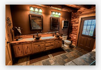 western style bathroom